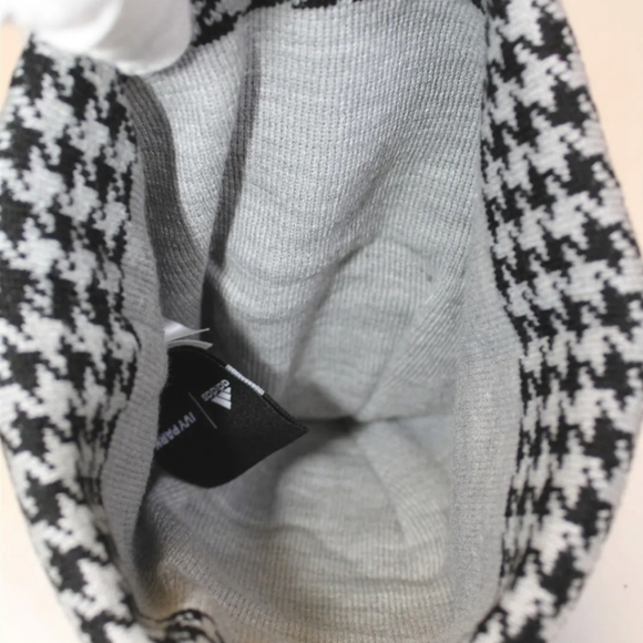 🖤 🔹️Adidas x Ivy Park Beanie  Black Gray Rare UNISEX Winter Cap OSFM ✨️🖤 - Picture 5 of 11